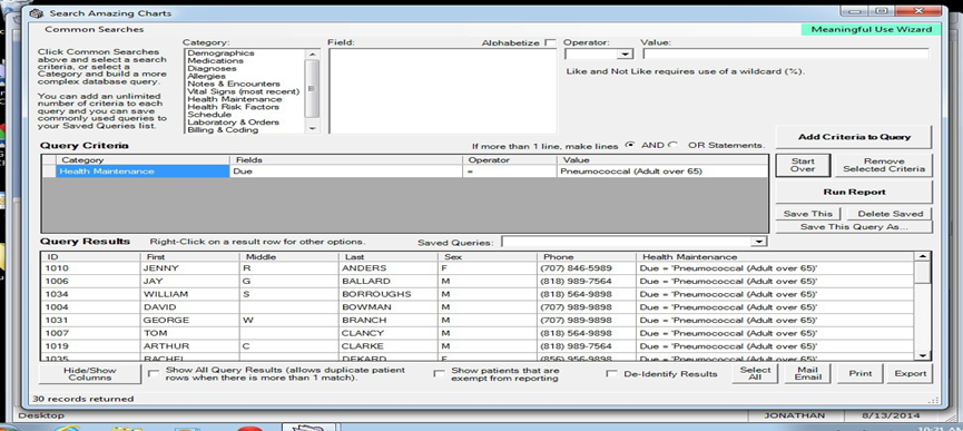 How to Create a Mass Mailing for Your Patients Due for an Immunization